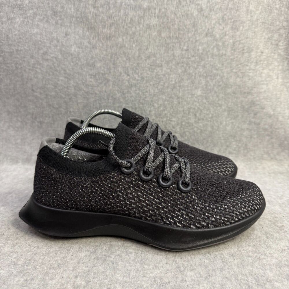 Allbird Shoes Womens Size 8 Tree Dasher TD Black Knit Athletic Running Sneakers - Picture 4 of 9
